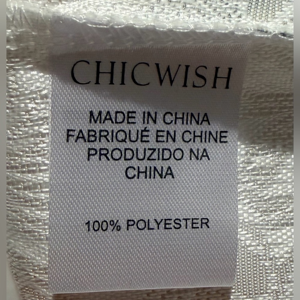 Chicwish Lemon Tree Jacquard A-Line Skirt - Side Zip & Lined - Size Large NWT - Picture 6 of 7